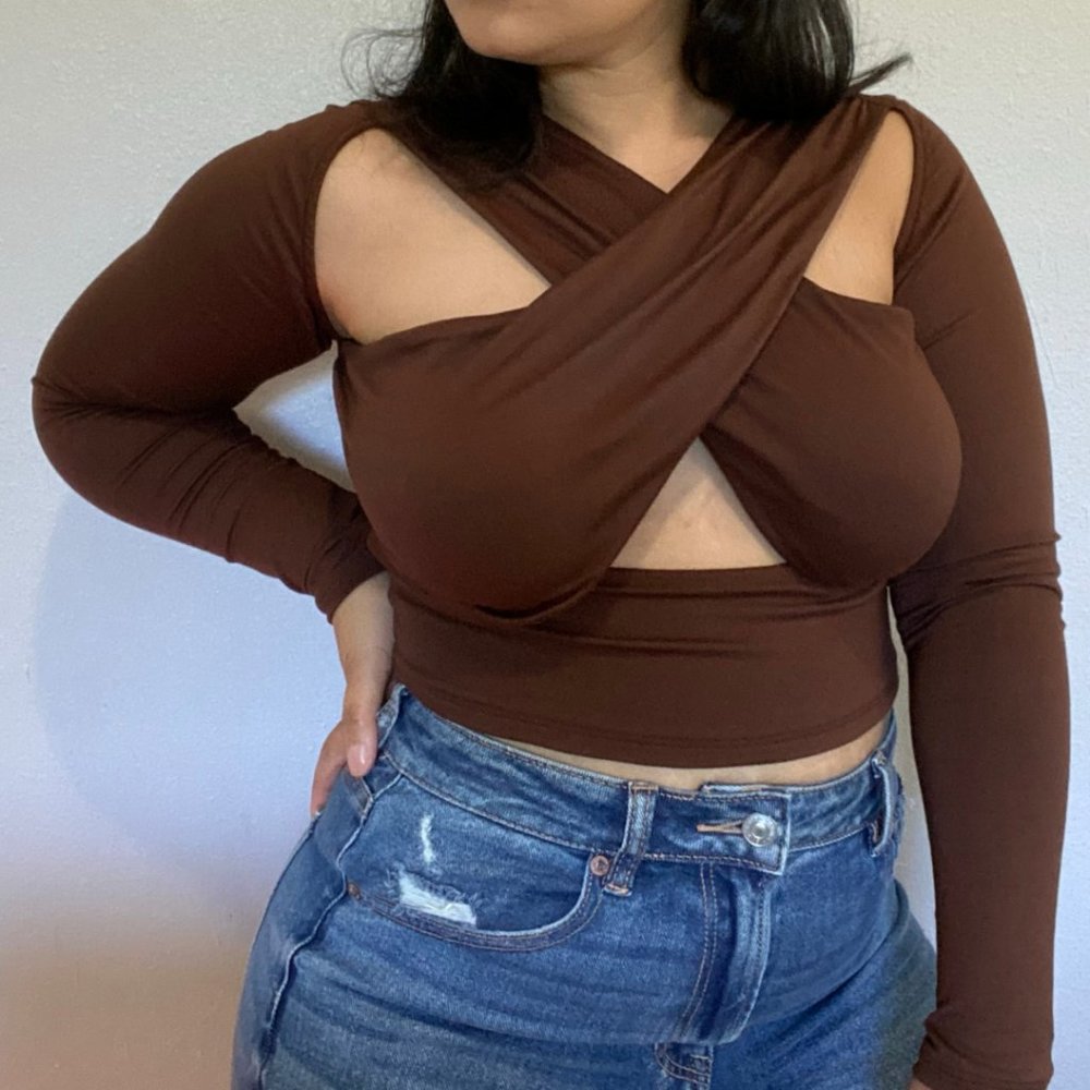 Cassandra Chris Cross Top